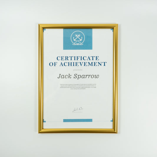 Certificate Frame (A4)