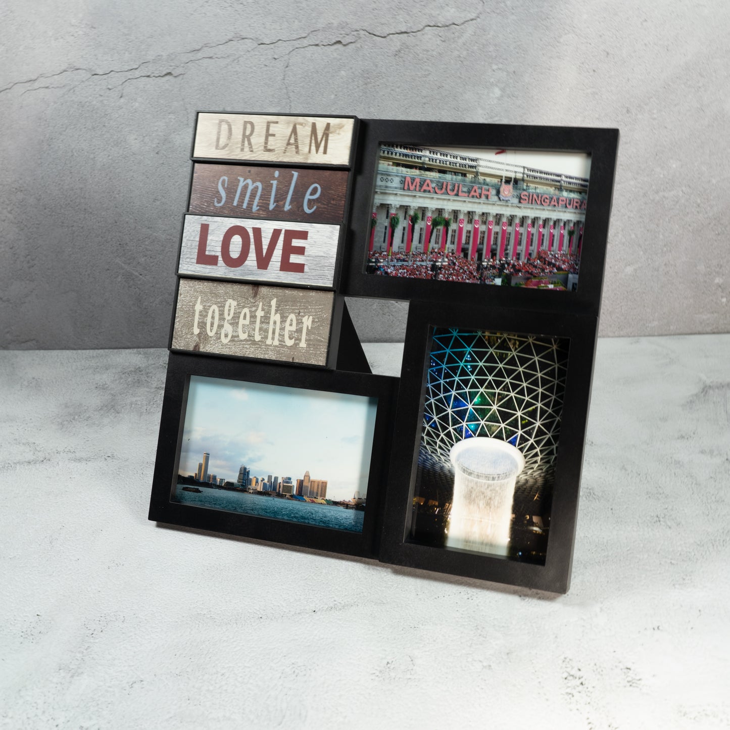 'Dream, Smile, Love Together' Photoframe