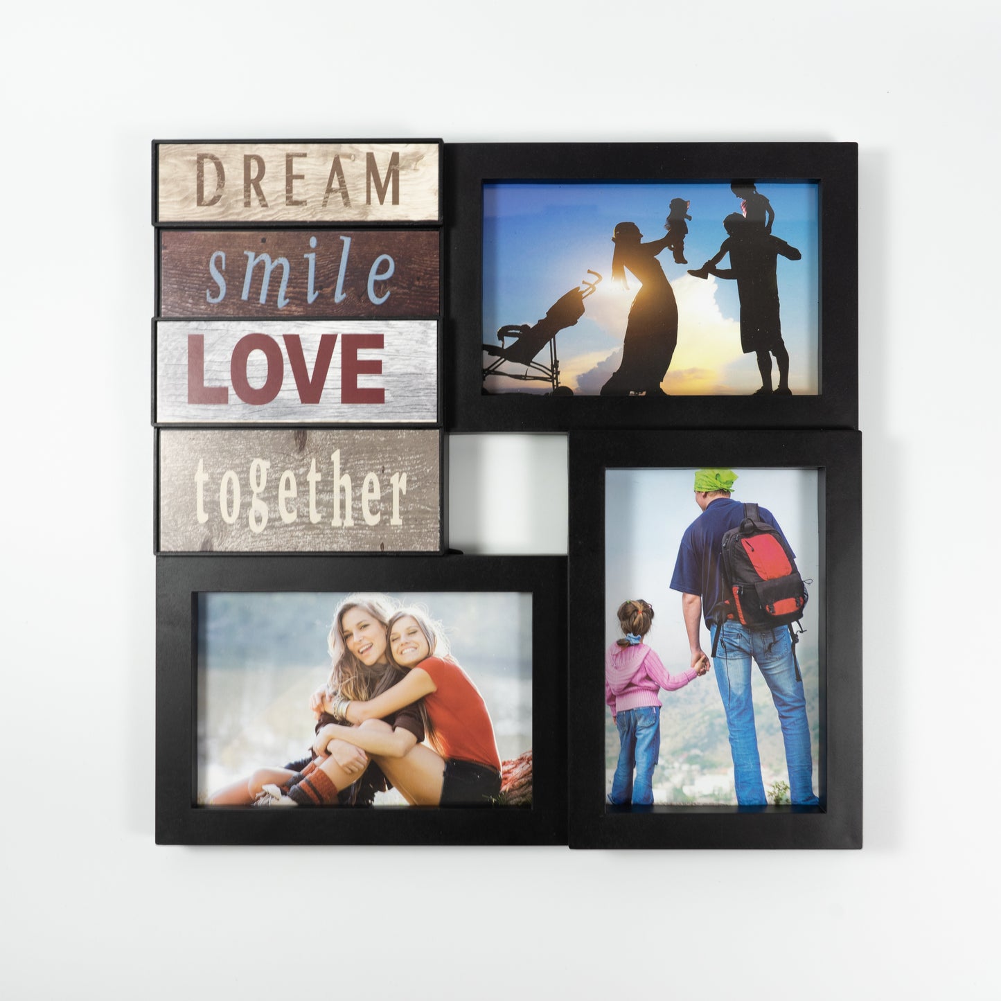 'Dream, Smile, Love Together' Photoframe